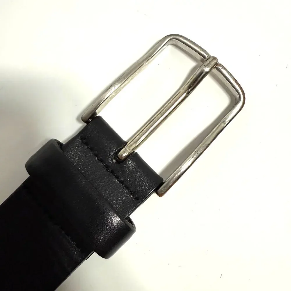 Allen Edmonds Broadway Avenue Belt 40 Black Italian Leather 39611 USA *flaw